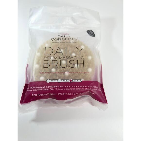New Daily Concepts Daily Detox Massage Brush - Picture 1 of 2